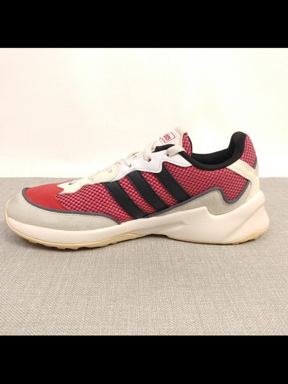 Adidas 20-20 FX Mens
Running Shoes Size 9 Trainers Sneakers Red Cream Low Top